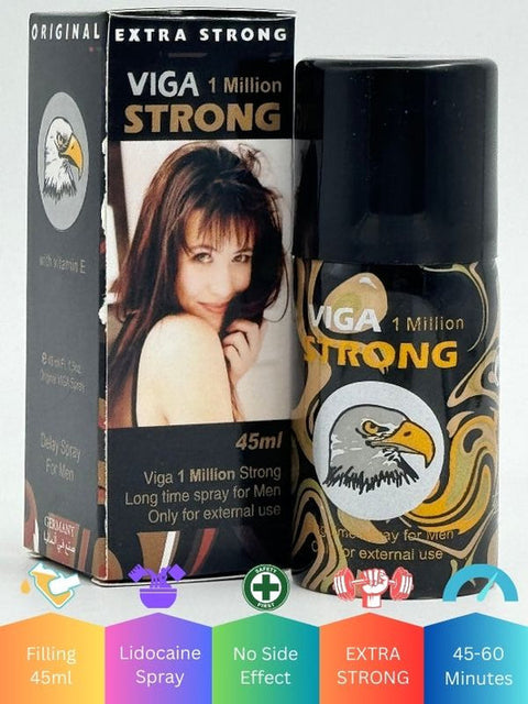 Viga 2 Million Delay Spray - Lidocaine Spray Extra Strong