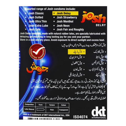 Josh Delay Condoms (3-Pack)