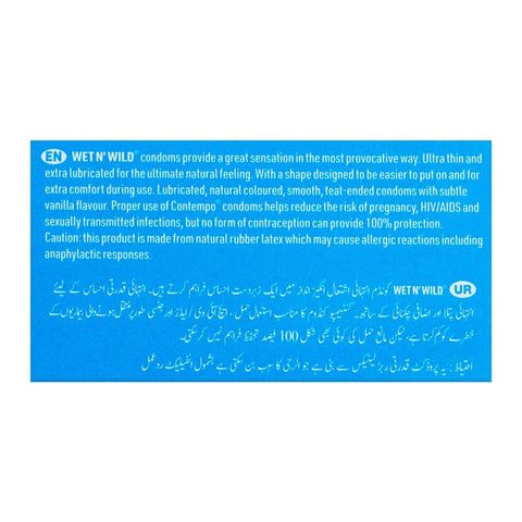 Wet N Wild Extra Lubricated Condoms (3-Pack)