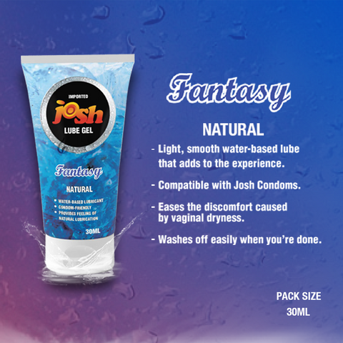 Josh Lube Gel – Fantasy Natural (30ml)