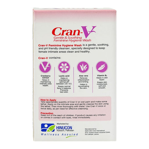 Cran V Feminine Hygiene Wash 60ml